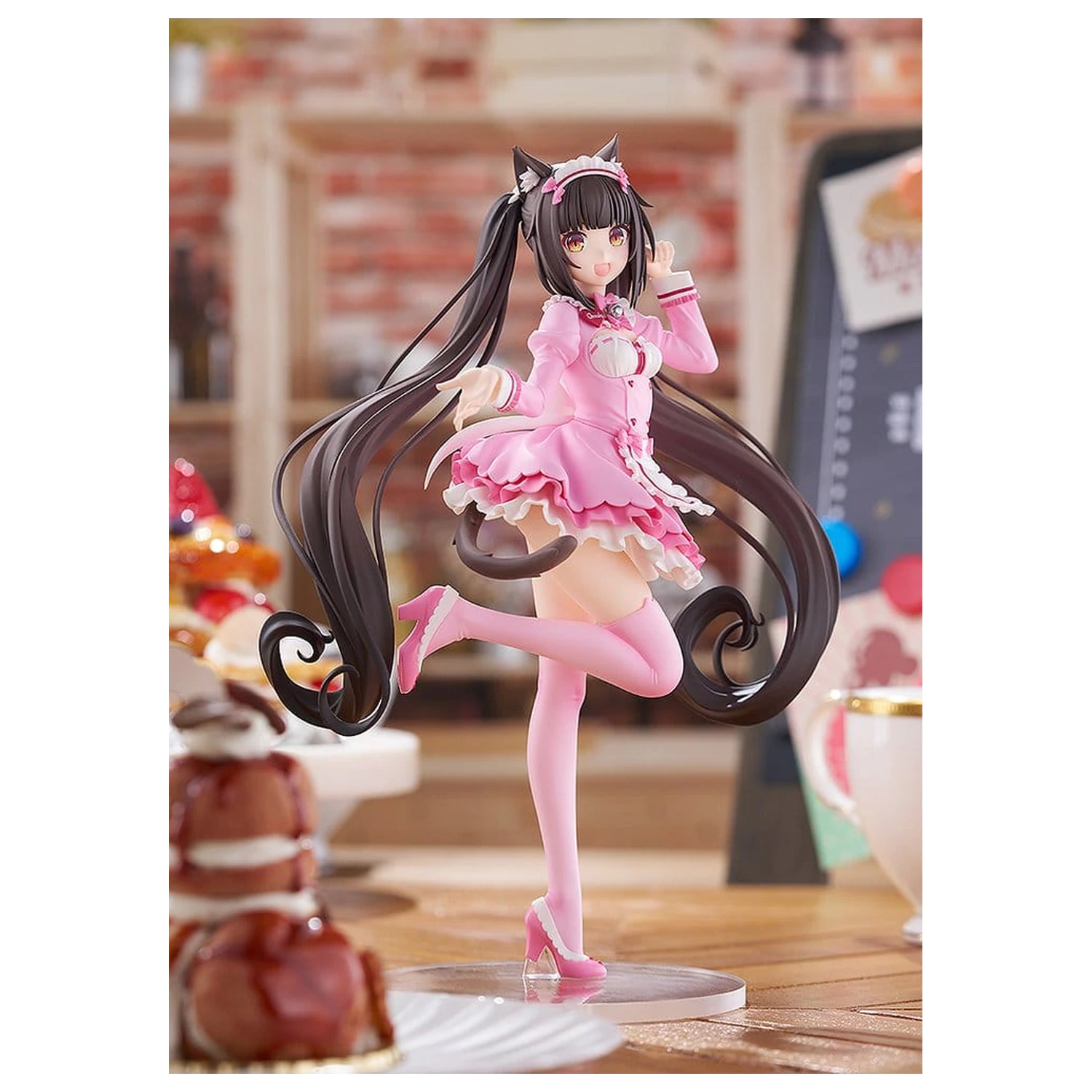 Nekopara Sekai Connect Pop Up Parade Chocola: Winter Clothes Ver. L Size PVC figura 22 cm   termékfotó