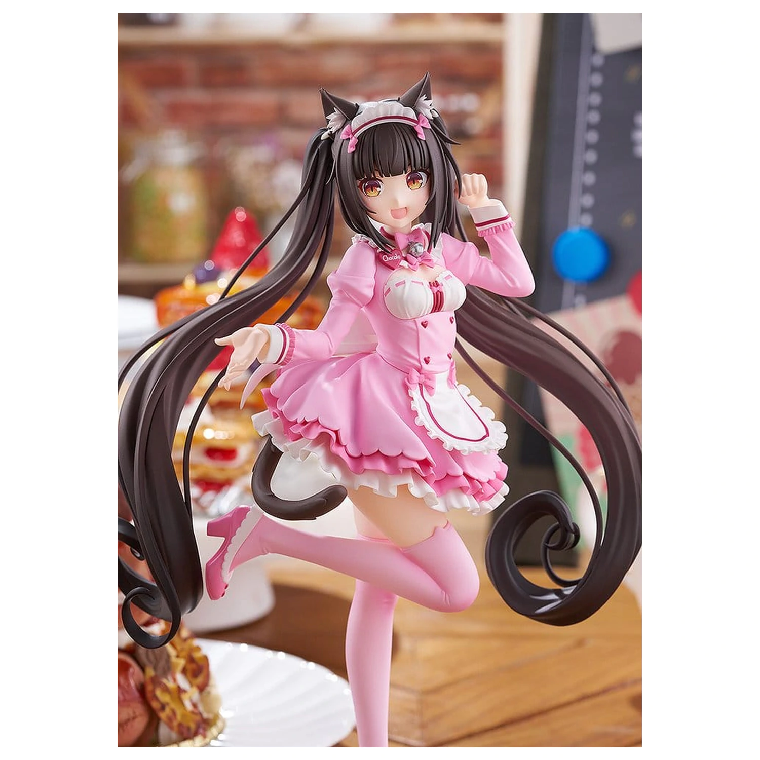Nekopara Sekai Connect Pop Up Parade Chocola: Winter Clothes Ver. L Size PVC figura 22 cm   termékfotó
