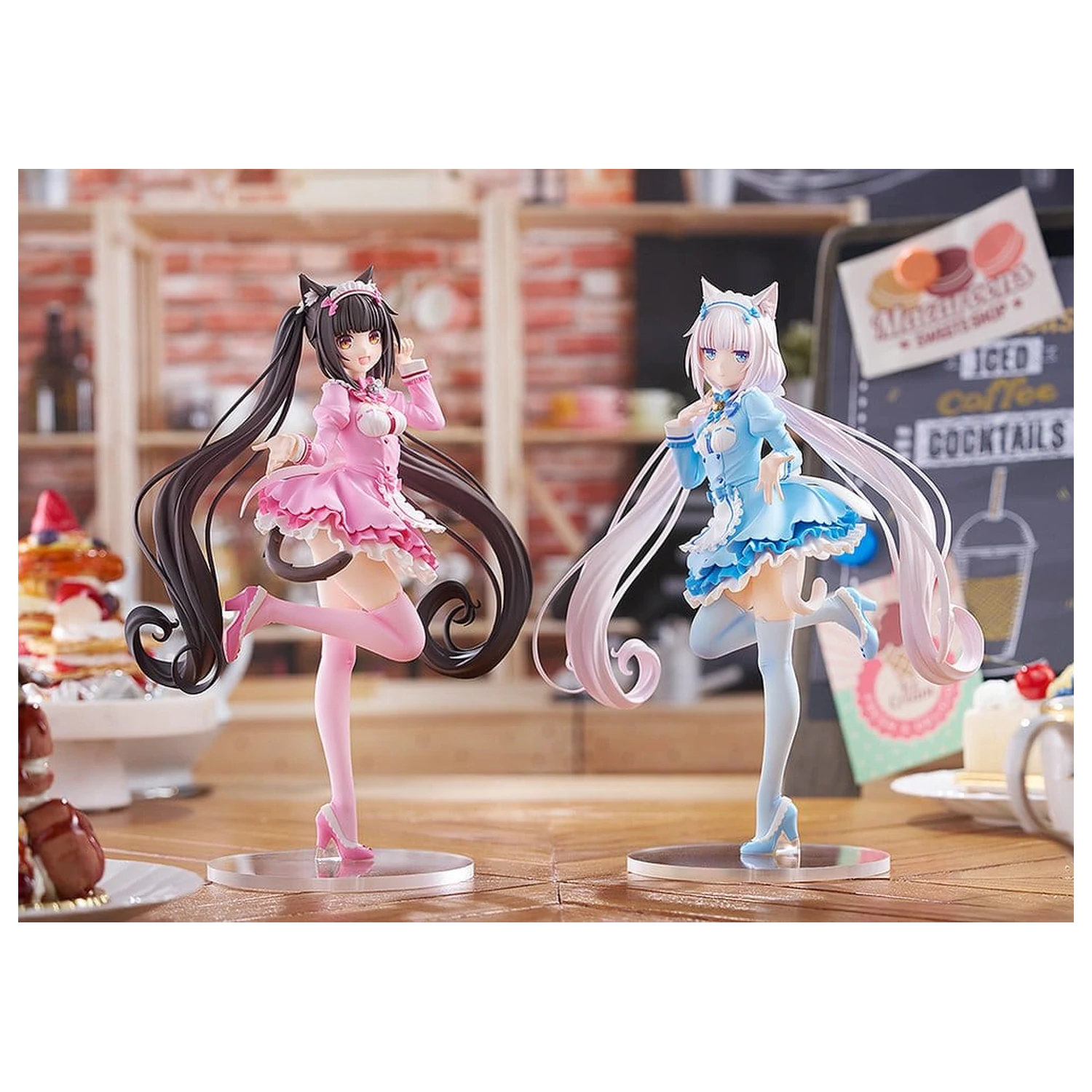 Nekopara Sekai Connect Pop Up Parade Chocola: Winter Clothes Ver. L Size PVC figura 22 cm   termékfotó