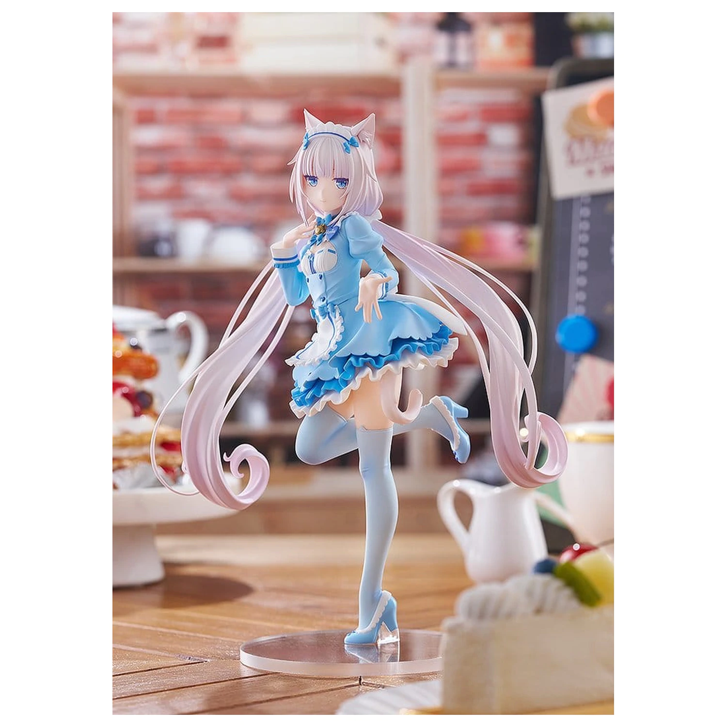 Nekopara Sekai Connect Pop Up Parade Vanilla: Winter Clothes Ver. L Size PVC figura 22 cm   termékfotó