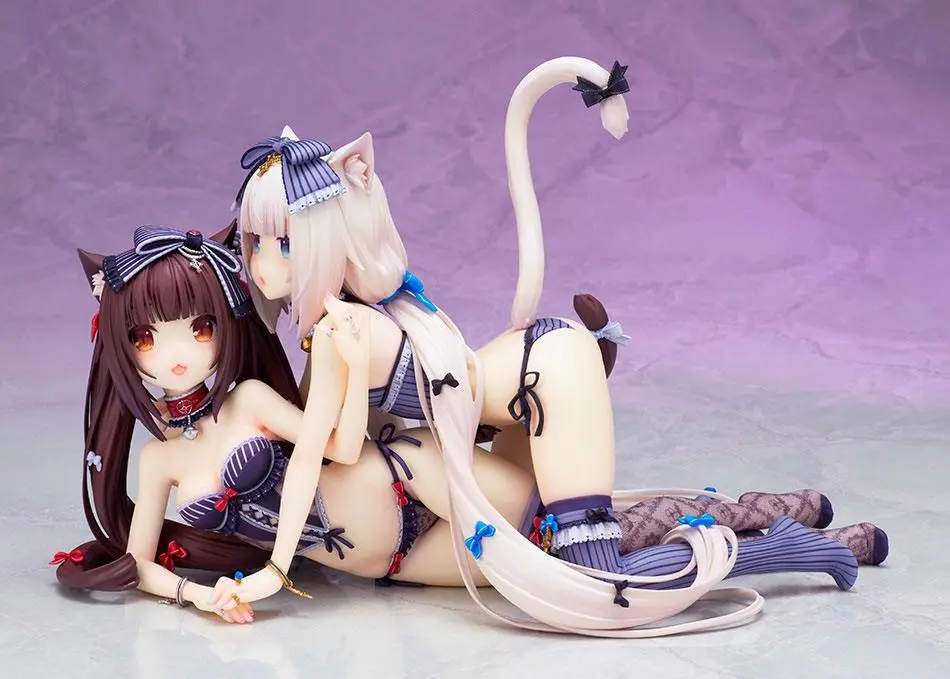 Nekopara1/6 Chocola &amp; Vanilla PVC szobor figurák termékfotó