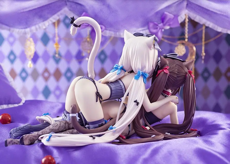 Nekopara1/6 Chocola &amp; Vanilla PVC szobor figurák termékfotó