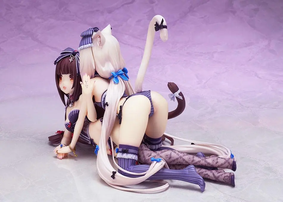 Nekopara1/6 Chocola &amp; Vanilla PVC szobor figurák termékfotó