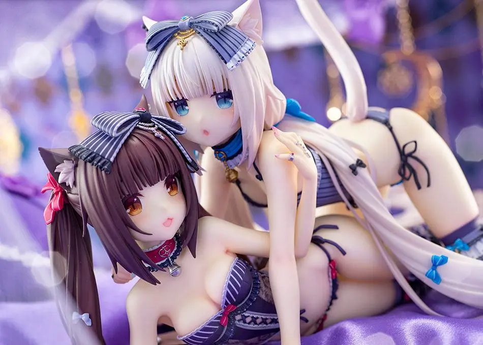 Nekopara1/6 Chocola &amp; Vanilla PVC szobor figurák termékfotó