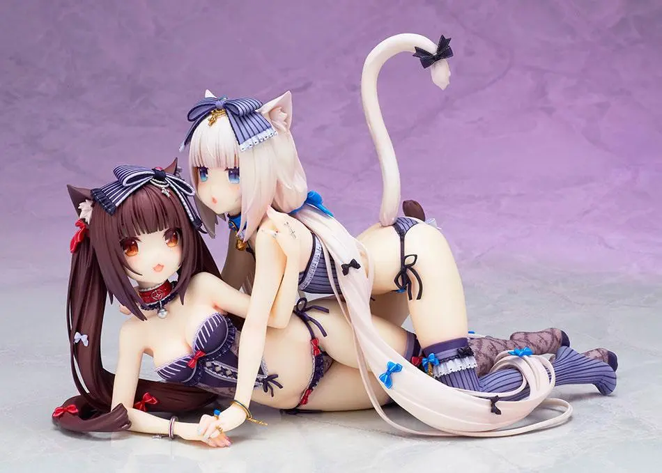 Nekopara1/6 Chocola &amp; Vanilla PVC szobor figurák termékfotó