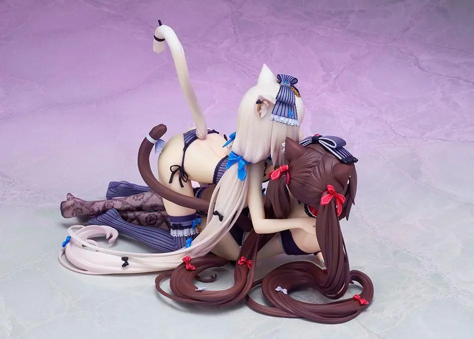 Nekopara1/6 Chocola &amp; Vanilla PVC szobor figurák termékfotó