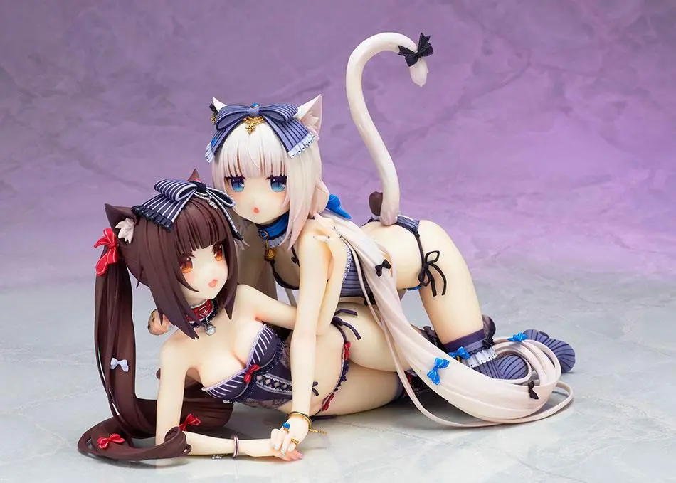 Nekopara1/6 Chocola &amp; Vanilla PVC szobor figurák termékfotó