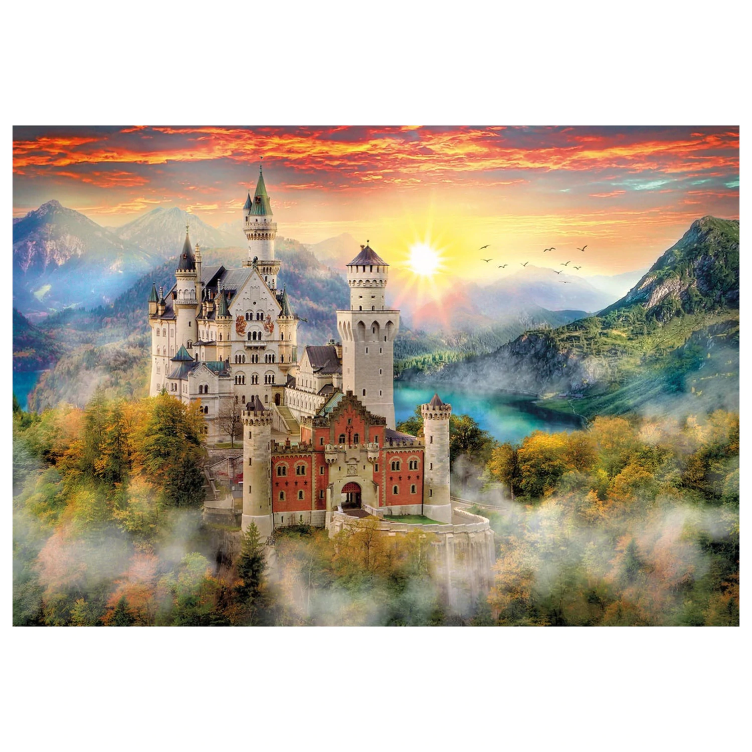 Németország Neuschwantein 2000 db-os puzzle termékfotó
