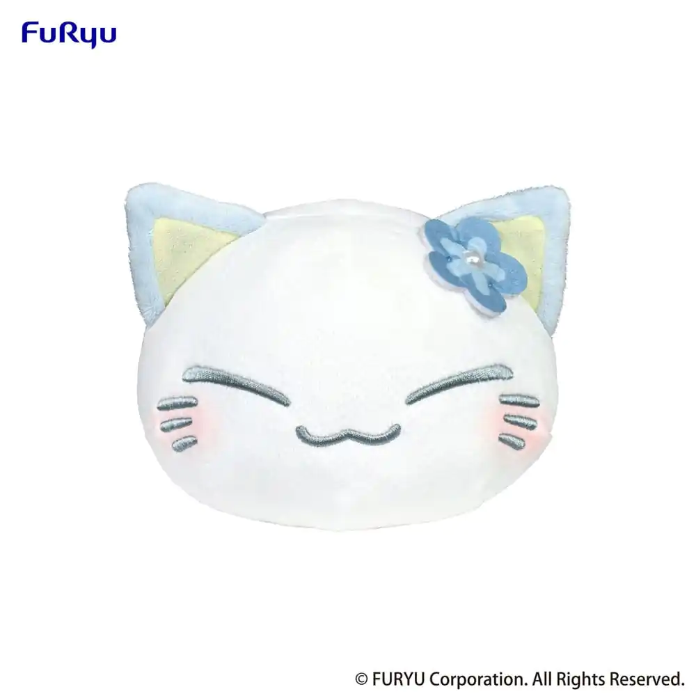 Nemuneko Cat Blue plüss figura 18 cm termékfotó