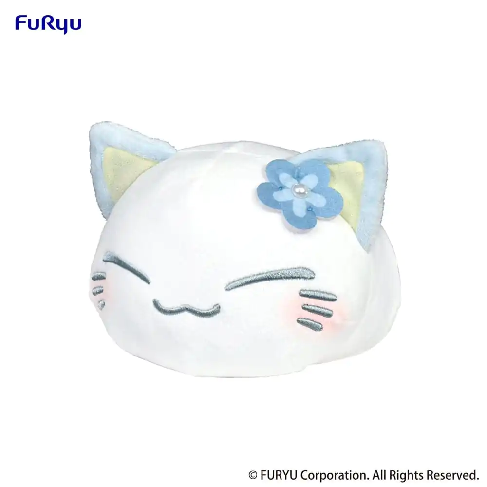 Nemuneko Cat Blue plüss figura 18 cm termékfotó