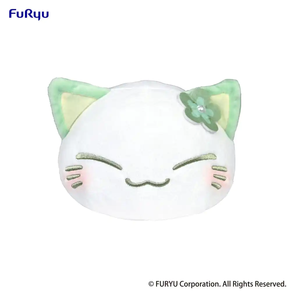 Nemuneko Cat Green plüss figura 18 cm termékfotó