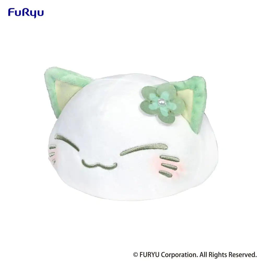 Nemuneko Cat Green plüss figura 18 cm termékfotó