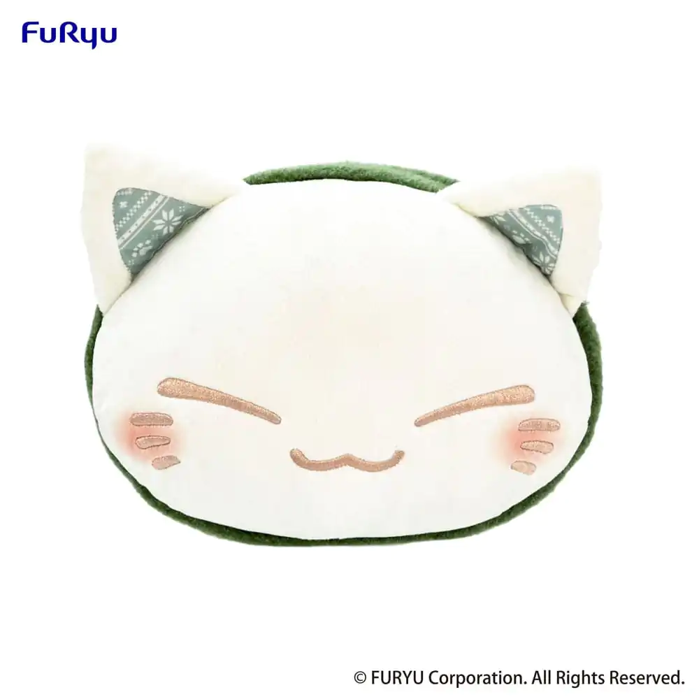 Nemuneko Cat Green Scarf plüss figura Ver. 30 cm termékfotó