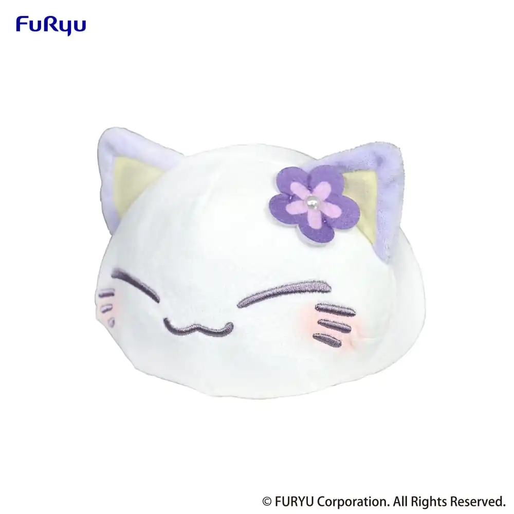 Nemuneko Cat Purple plüss figura 18 cm termékfotó