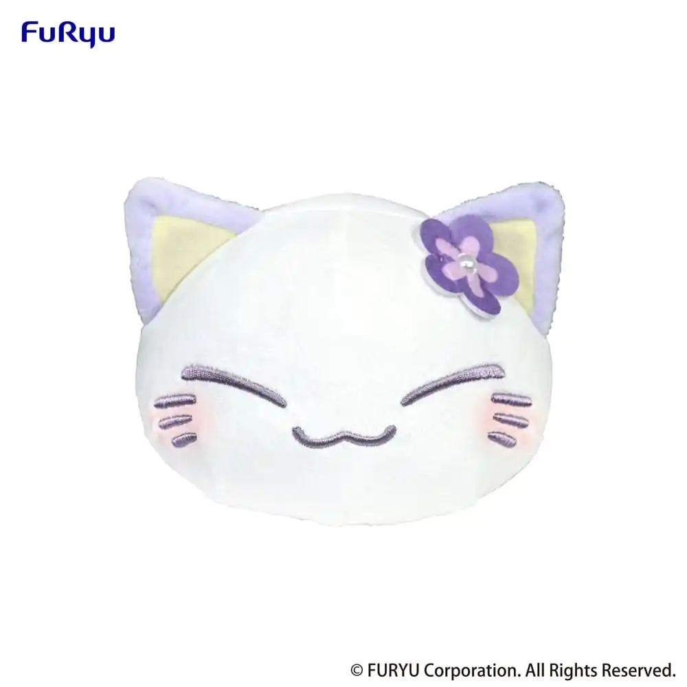 Nemuneko Cat Purple plüss figura 18 cm termékfotó