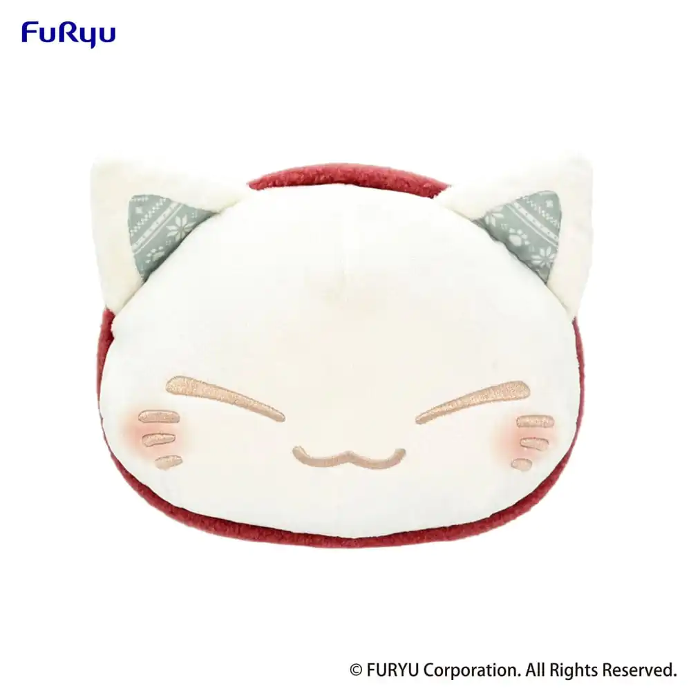 Nemuneko Cat Red Scarf Ver. plüss figura 30 cm termékfotó