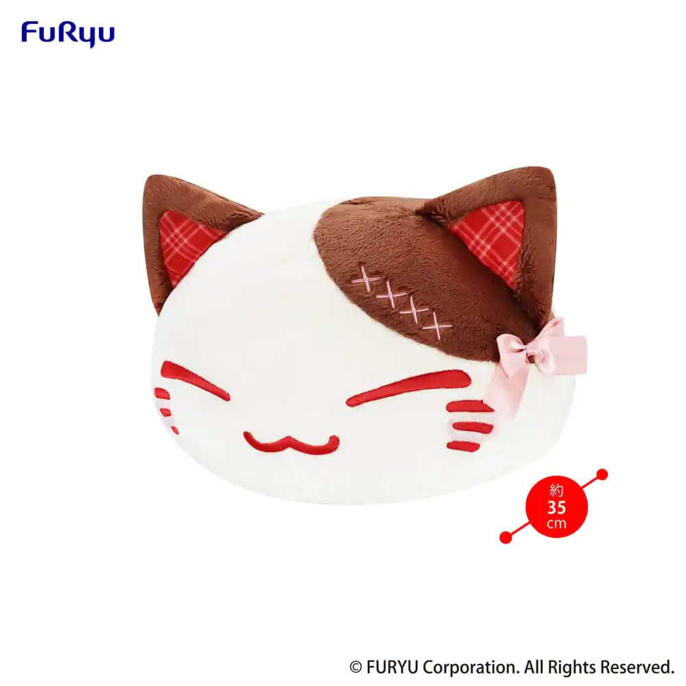 Nemuneko Cat Sweet Big Brown plüss figura 35 cm termékfotó