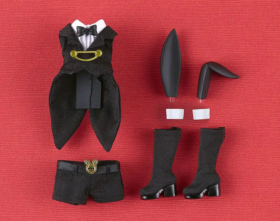 Nendoroid Accessories for Nendoroid Doll Figures Outfit Set: Bunny Suit (Black) figura kiegészítő termékfotó