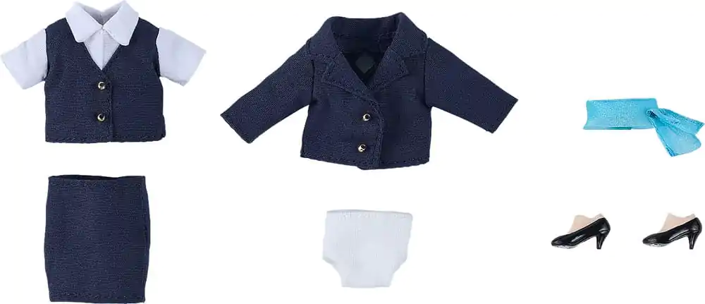 Nendoroid Accessories for Nendoroid Doll Figures Work Outfit Set: Flight Attendant figura kiegészítő csomag termékfotó