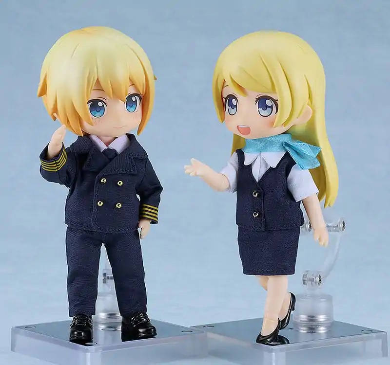 Nendoroid Accessories for Nendoroid Doll Figures Work Outfit Set: Flight Attendant figura kiegészítő csomag termékfotó