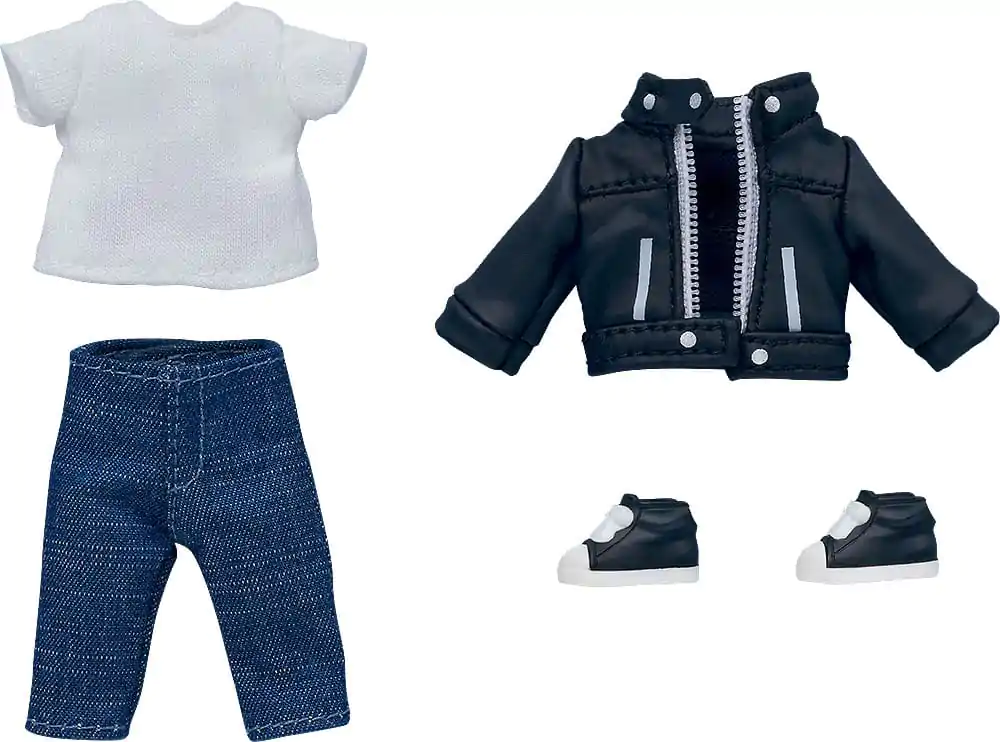 Nendoroid Doll Outfit Set: Leather Jacket (Black) figura kiegészítő csomag termékfotó