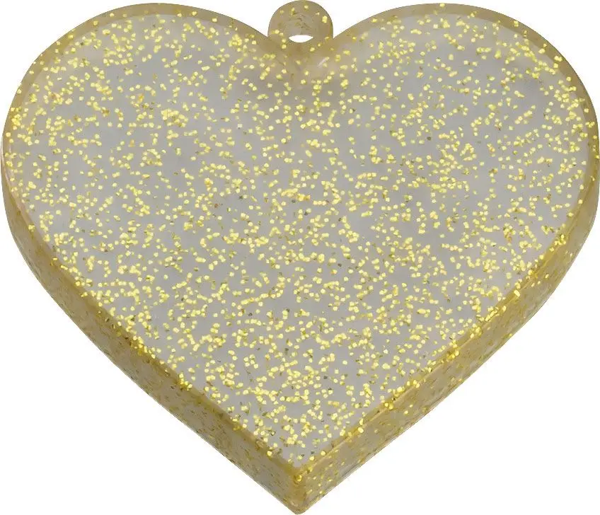 Nendoroid More Heart-shaped Base for Nendoroid Figures Heart Gold Glitter Version termékfotó