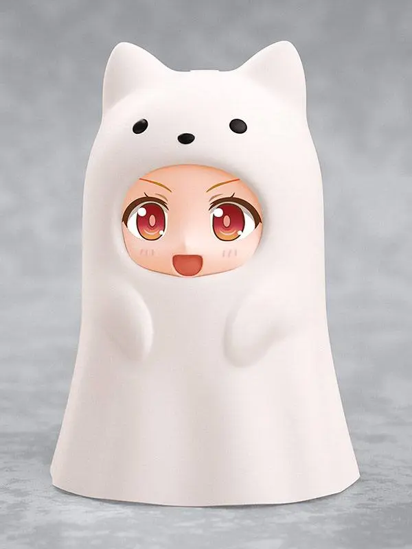 Nendoroid More Kigurumi Face Parts Case for Nendoroid Figures Ghost Cat White 10 cm termékfotó