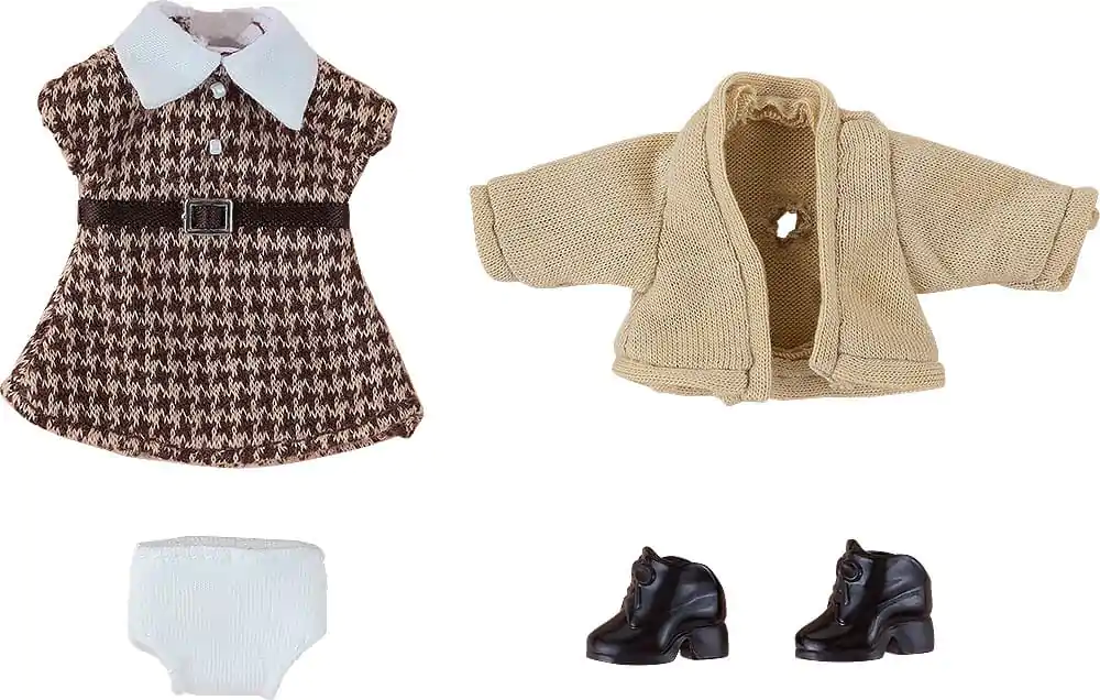 Nendoroid Outfit Set: Campus Outfit Girl (Beige) kiegészítő Nendoroid figurákhoz termékfotó