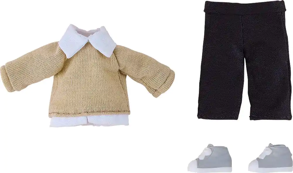 Nendoroid Outfit Set: Campus Outfit Girl (Beige) kiegészítő Nendoroid figurákhoz termékfotó