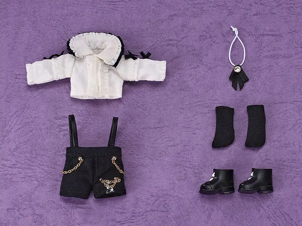 Nendoroid Outfit Set: Suspender short Set (White &amp; Black) kiegészítő Nendoroid figurákhoz termékfotó