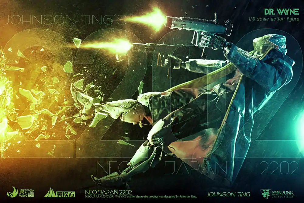 Neo Japan 2202 1/6 Dr. Wayne (Castor Version) akciófigura 30 cm termékfotó