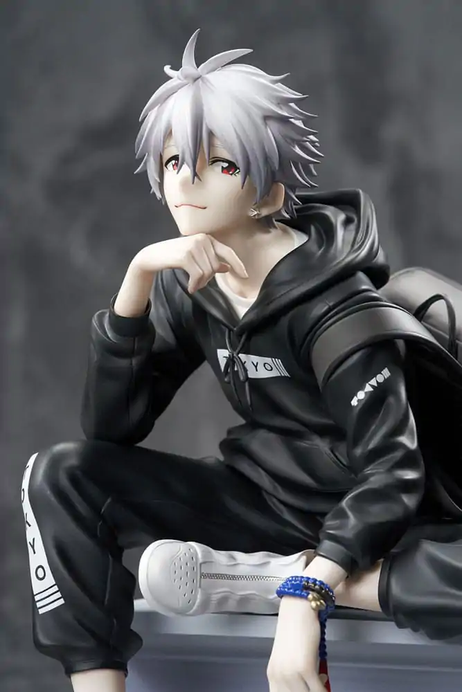 Neon Genesis Evangelion 1/7 Kaworu Nagisa Original Color Ver. Radio Eva Part 3 PVC szobor figura 18 cm termékfotó
