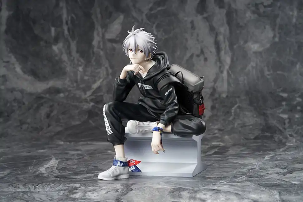 Neon Genesis Evangelion 1/7 Kaworu Nagisa Original Color Ver. Radio Eva Part 3 PVC szobor figura 18 cm termékfotó