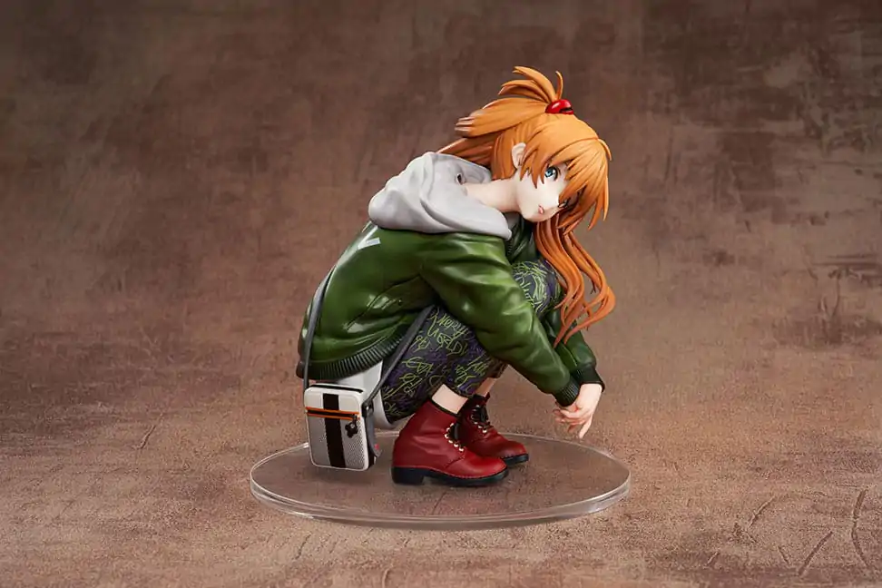 Neon Genesis Evangelion 1/7 Shikinami Asuka Langley Ver. Part 3 Radio Eva PVC szobor figura 12 cm termékfotó