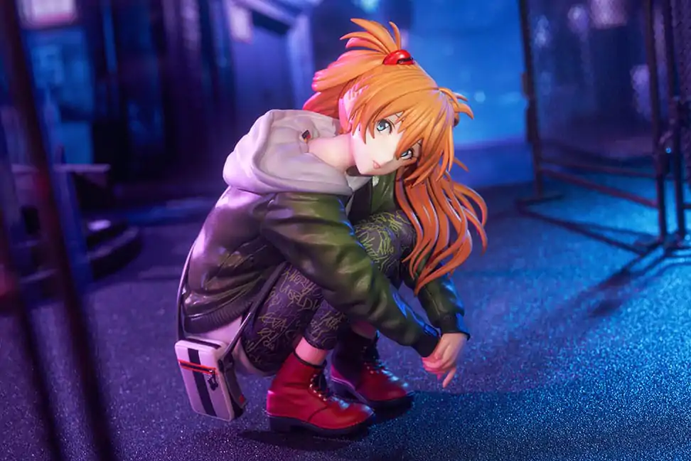 Neon Genesis Evangelion 1/7 Shikinami Asuka Langley Ver. Part 3 Radio Eva PVC szobor figura 12 cm termékfotó