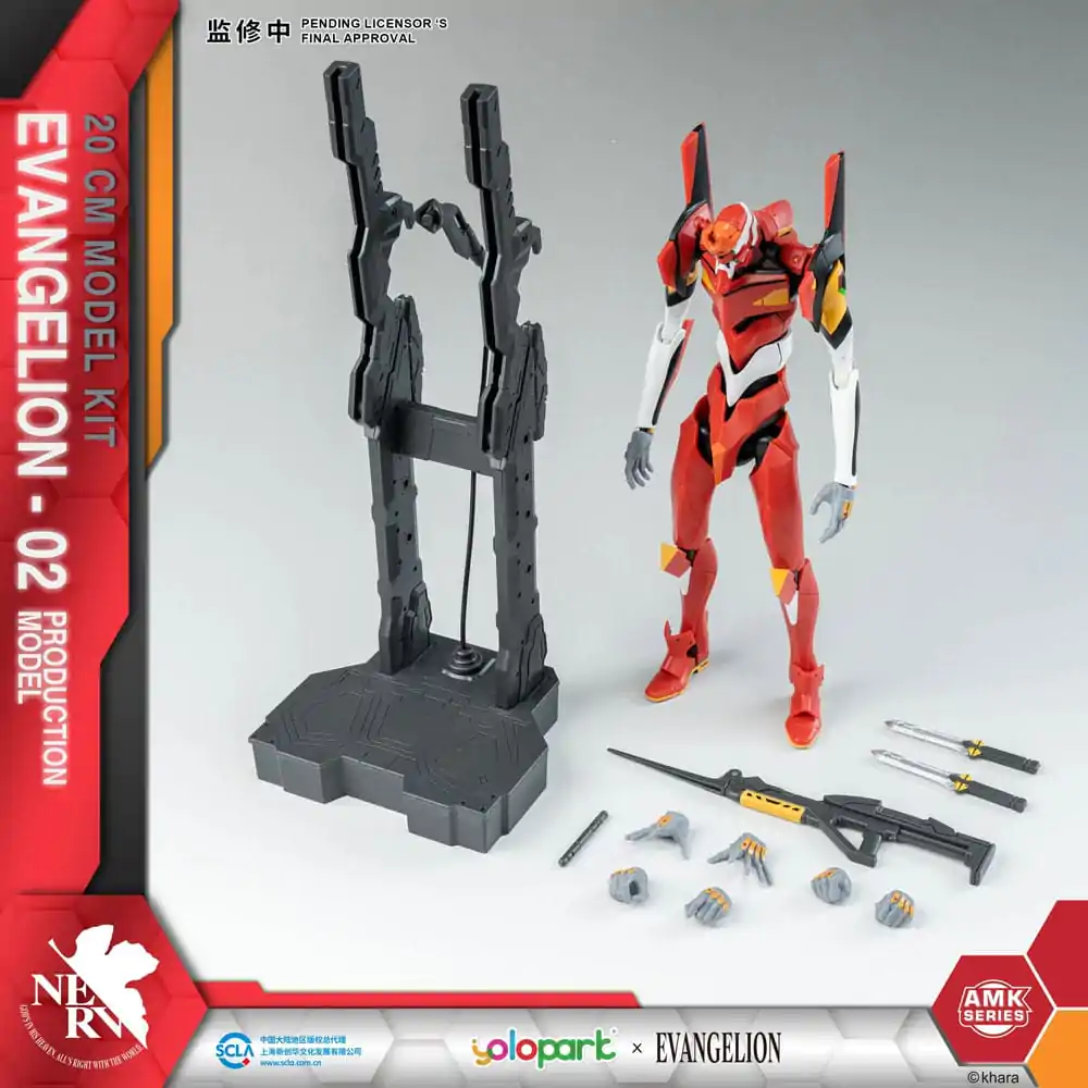 Neon Genesis Evangelion AMK Series Eva-02 Műanyag modell készlet 20 cm termékfotó