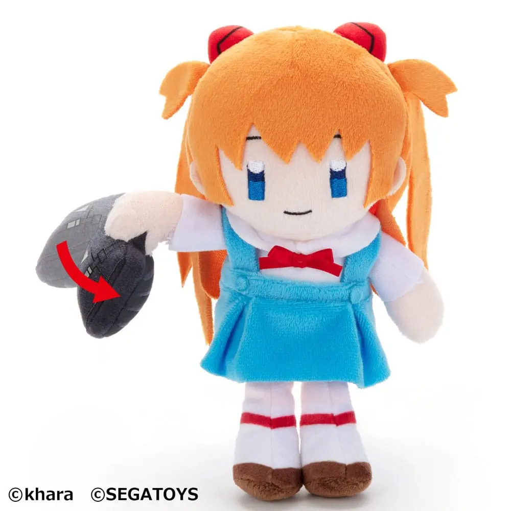 Neon Genesis Evangelion Asuka Langley Soryu plüss figura 20 cm termékfotó