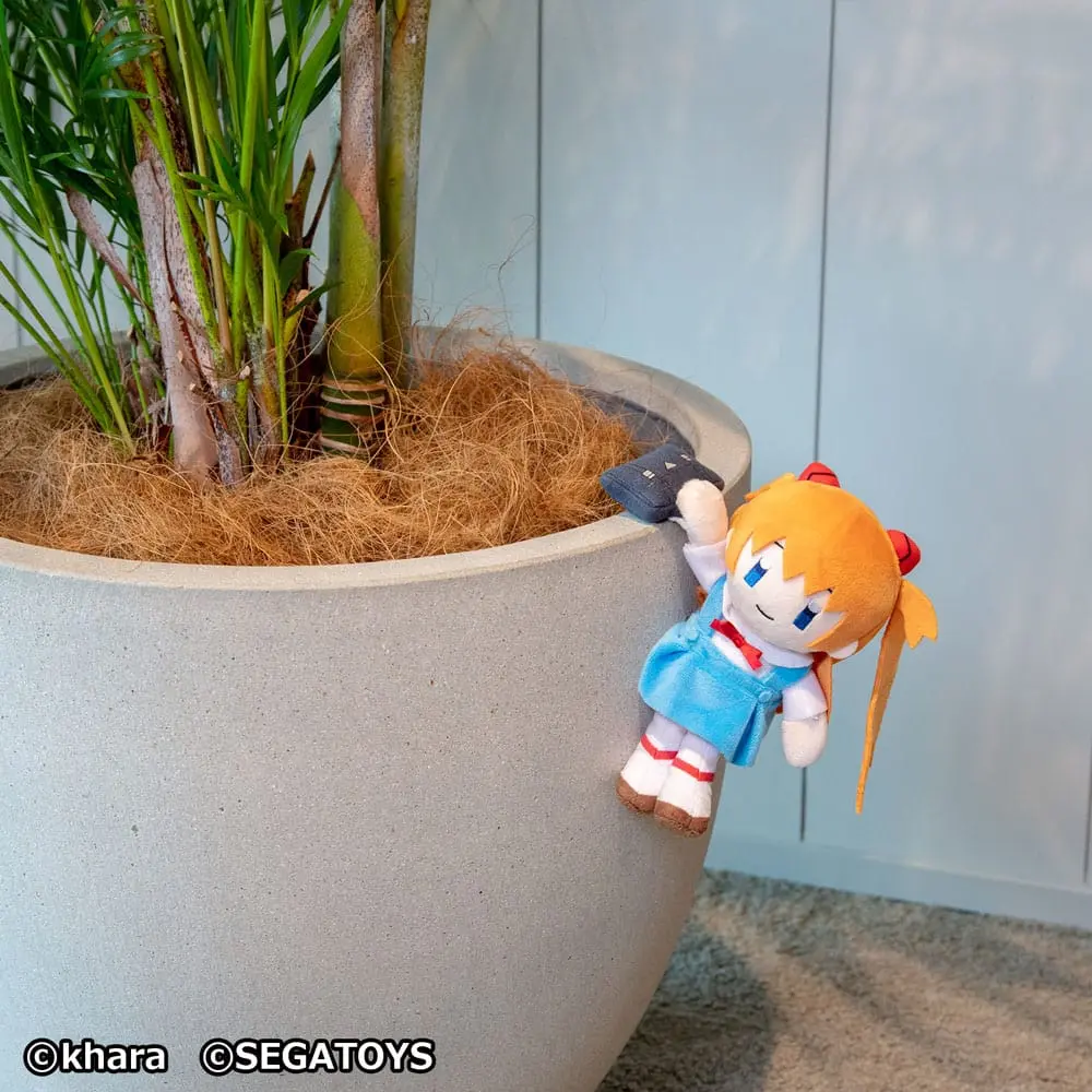 Neon Genesis Evangelion Asuka Langley Soryu plüss figura 20 cm termékfotó