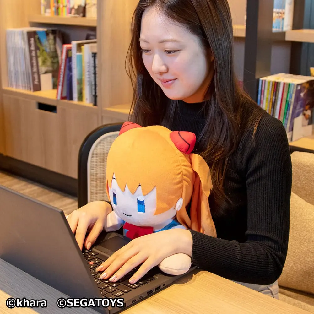 Neon Genesis Evangelion Asuka Langley Soryu plüss figura 44 cm termékfotó