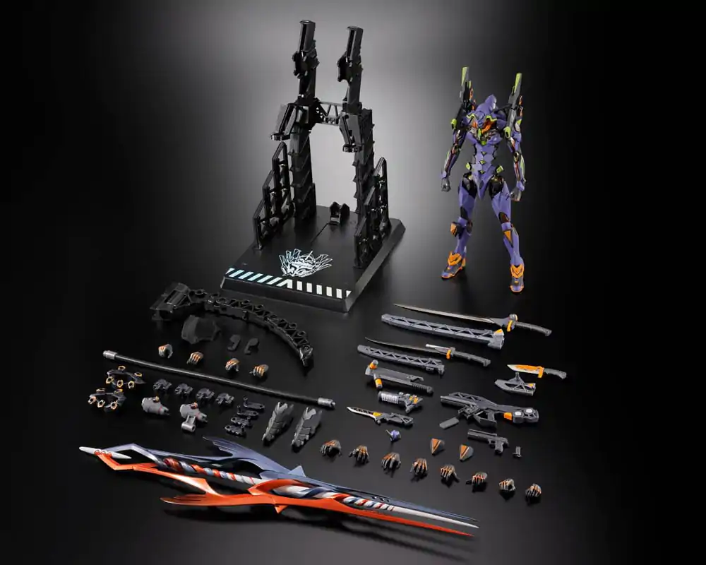 Neon Genesis Evangelion Metal Build Eva Test Type-01 30th with the Spear of Gaius akciófigura 22 cm termékfotó