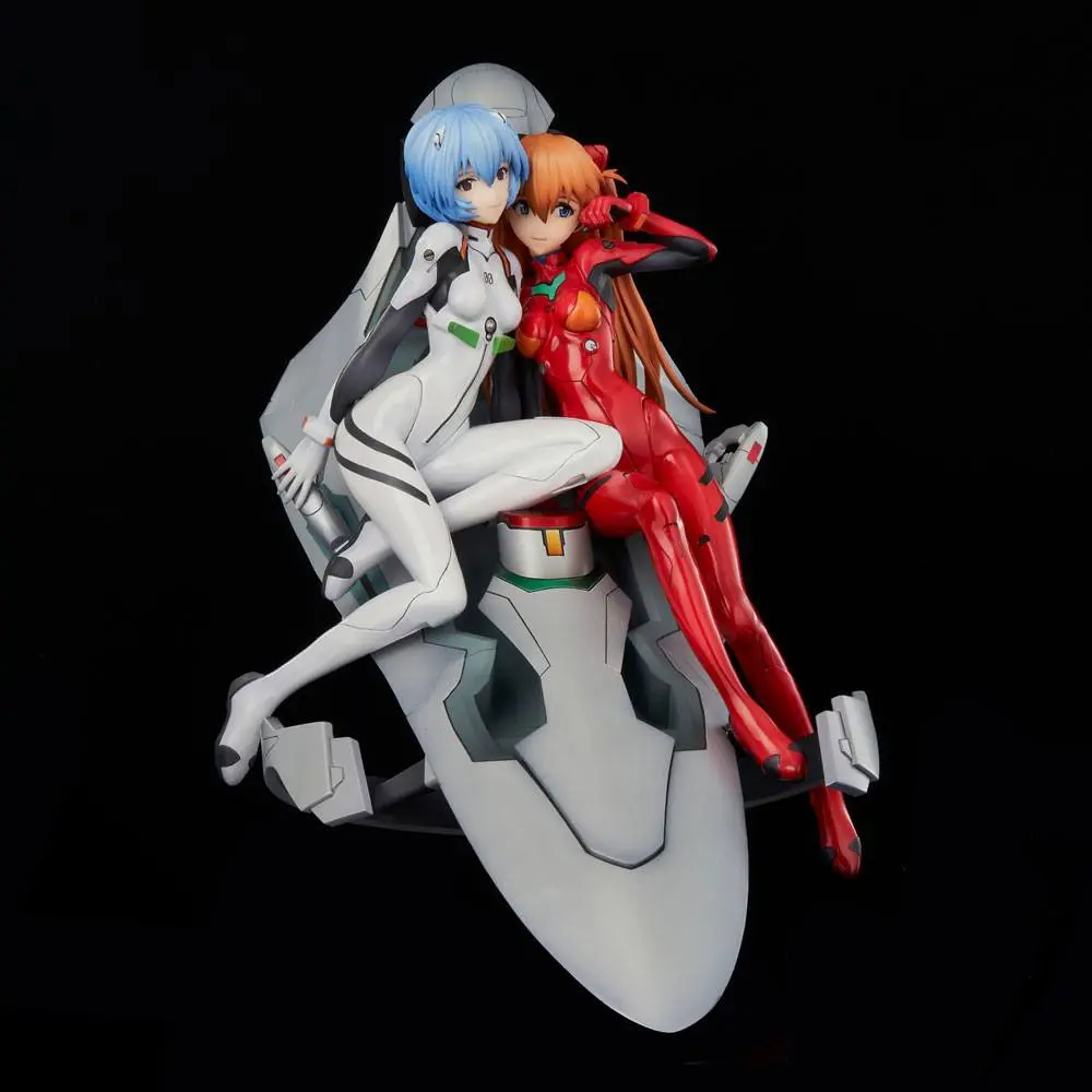 Neon Genesis Evangelion Rei &amp; Asuka Twinmore Object PVC szobor figura 23 cm termékfotó
