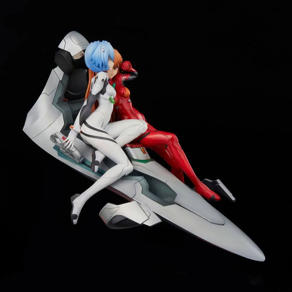 Neon Genesis Evangelion Rei &amp; Asuka Twinmore Object PVC szobor figura 23 cm termékfotó