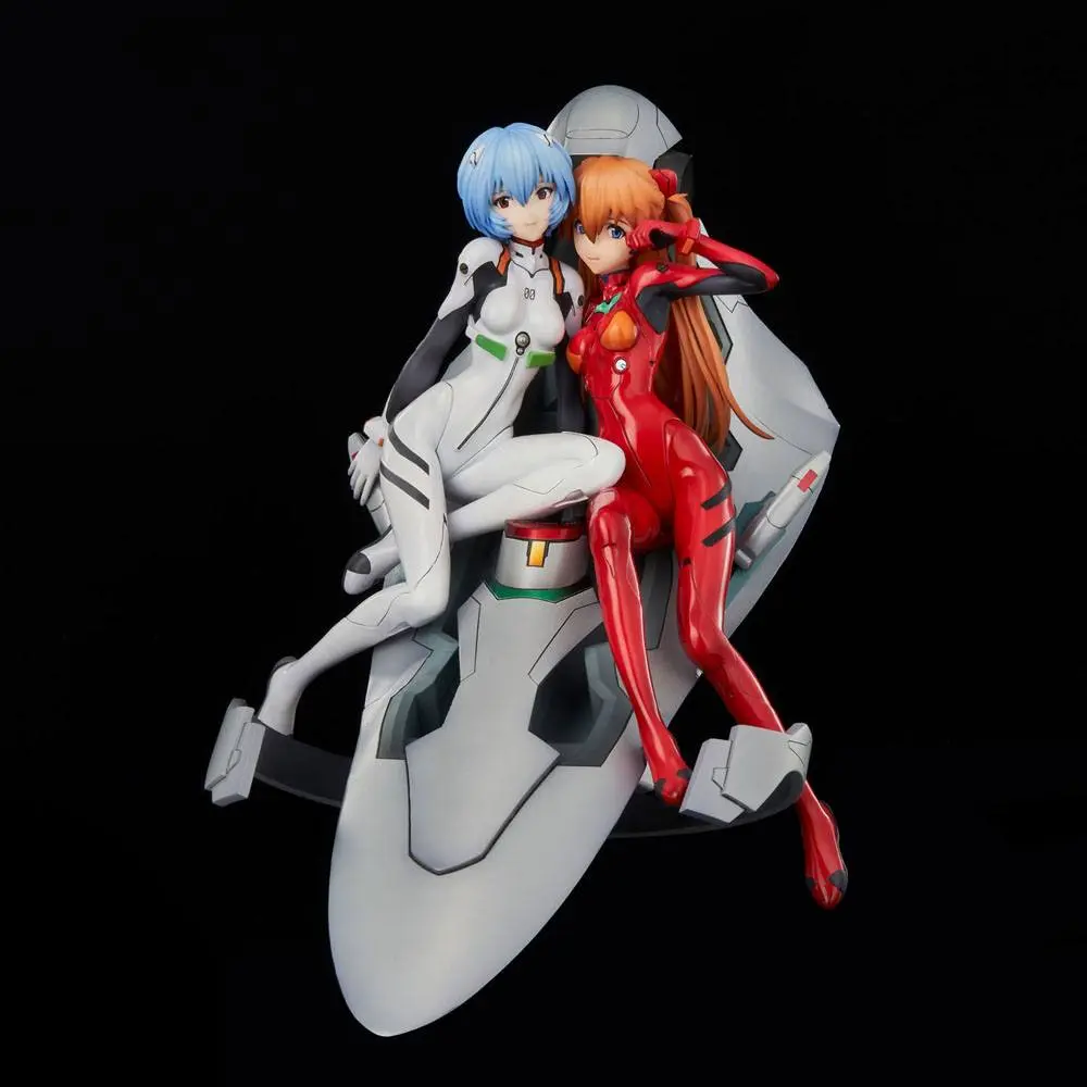 Neon Genesis Evangelion Rei &amp; Asuka Twinmore Object PVC szobor figura 23 cm termékfotó