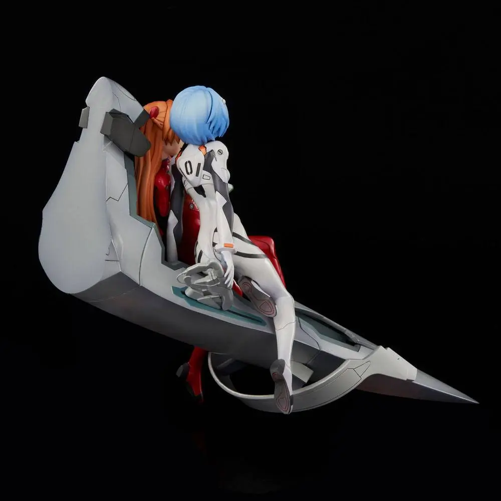 Neon Genesis Evangelion Rei &amp; Asuka Twinmore Object PVC szobor figura 23 cm termékfotó