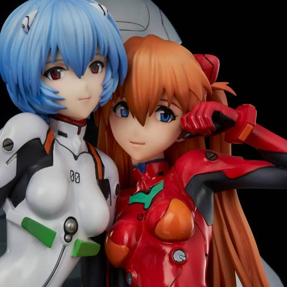 Neon Genesis Evangelion Rei &amp; Asuka Twinmore Object PVC szobor figura 23 cm termékfotó
