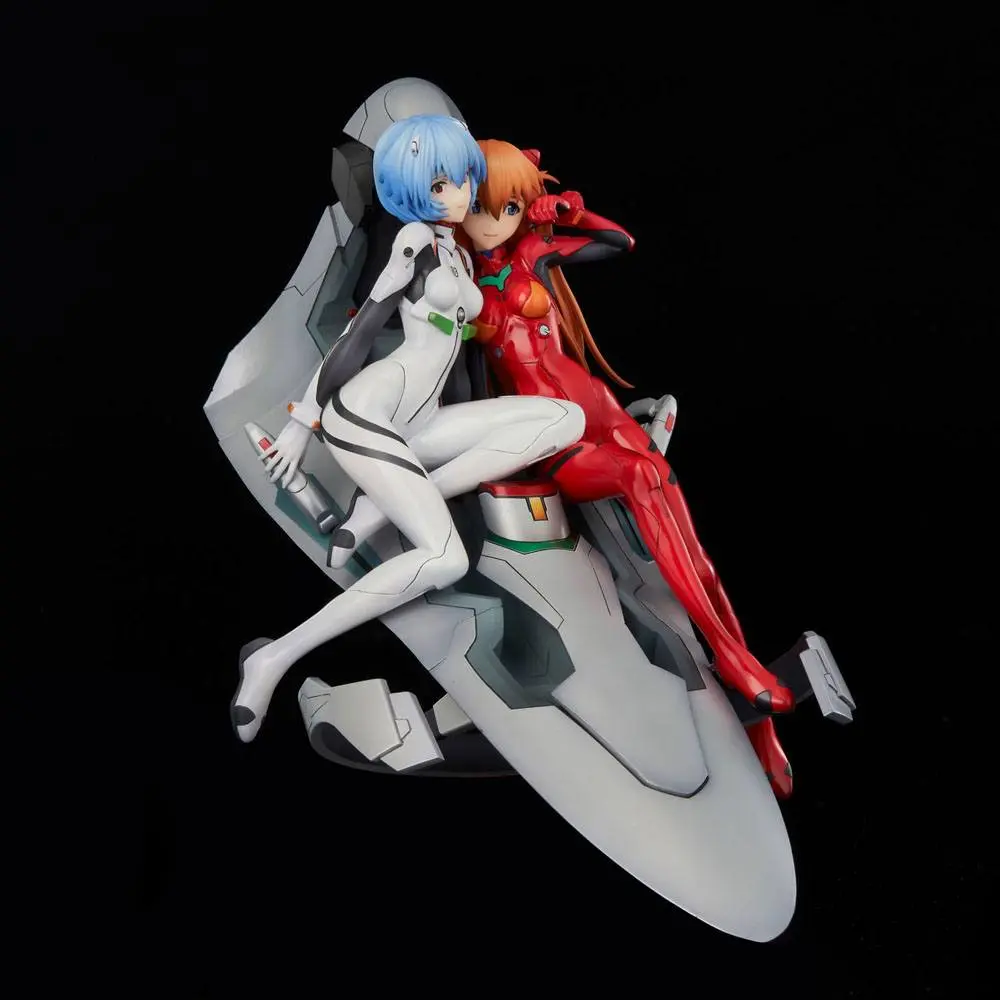 Neon Genesis Evangelion Rei &amp; Asuka Twinmore Object PVC szobor figura 23 cm termékfotó