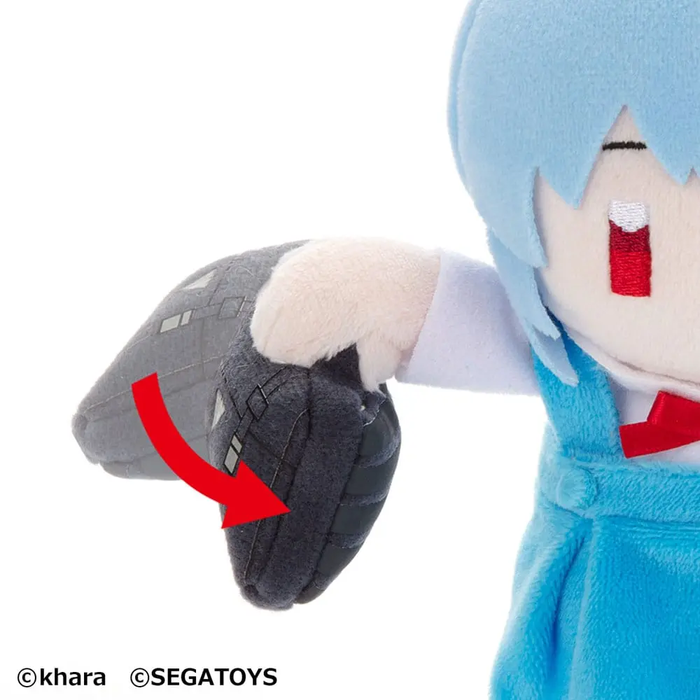 Neon Genesis Evangelion Rei Ayanami plüss figura 20 cm termékfotó