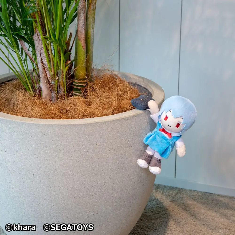 Neon Genesis Evangelion Rei Ayanami plüss figura 20 cm termékfotó