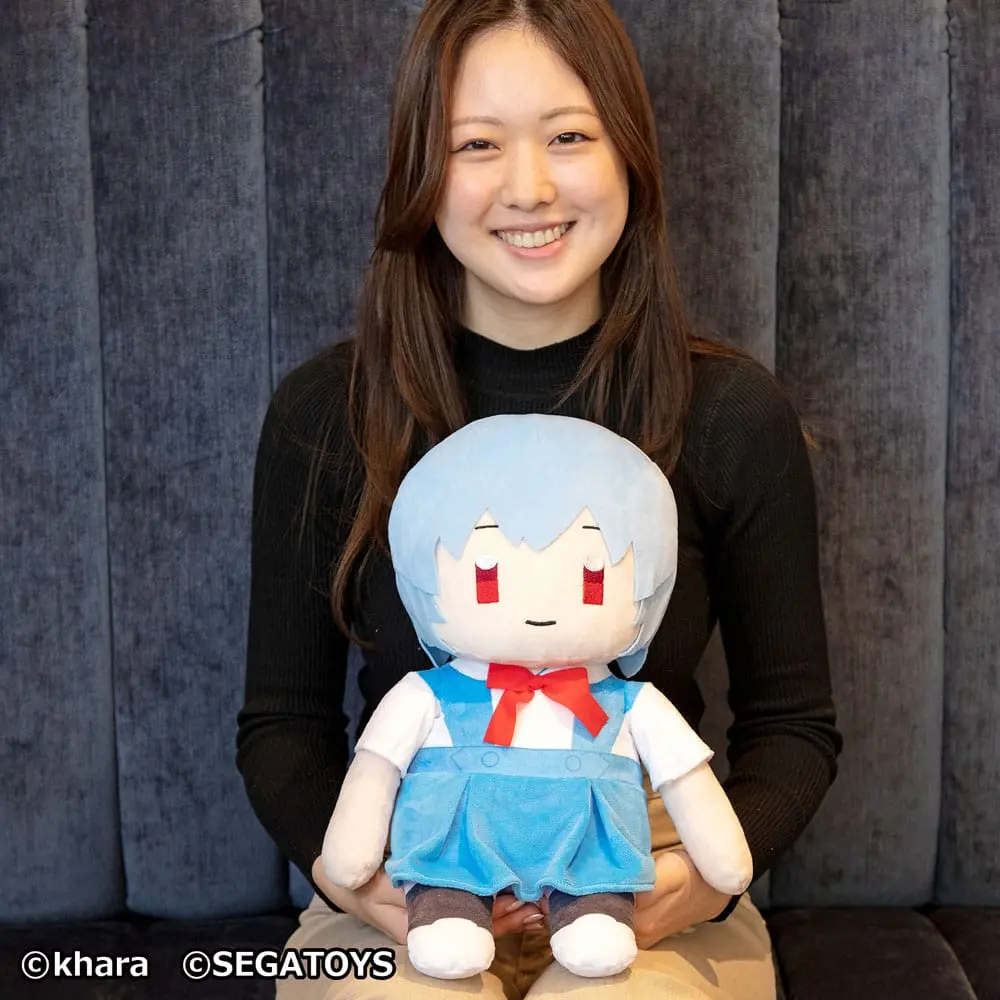 Neon Genesis Evangelion Rei Ayanami plüss figura 44 cm termékfotó