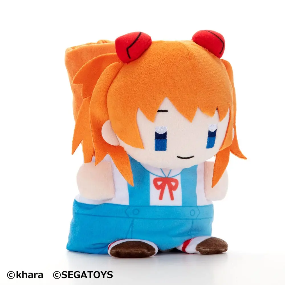 Neon Genesis Evangelion Roll-Up Asuka Langley Soryu plüss figura 23 cm termékfotó